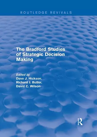 The Bradford Studies of Strategic Decision Making cover