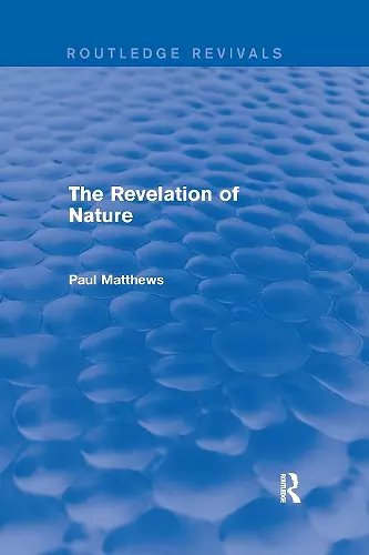 The Revelation of Nature cover