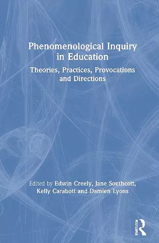 Phenomenological Inquiry in Education cover