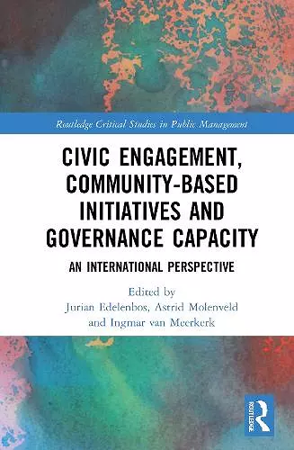 Civic Engagement, Community-Based Initiatives and Governance Capacity cover