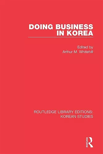 Doing Business in Korea cover
