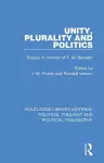 Unity, Plurality and Politics cover