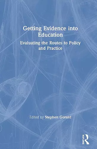 Getting Evidence into Education cover