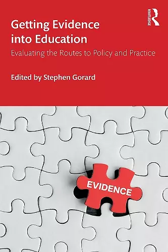 Getting Evidence into Education cover