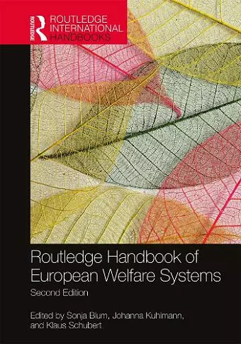 Routledge Handbook of European Welfare Systems cover