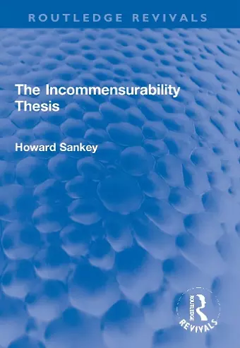 The Incommensurability Thesis cover