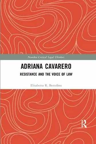 Adriana Cavarero cover