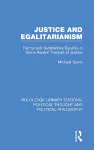 Justice and Egalitarianism cover