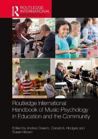 Routledge International Handbook of Music Psychology in Education and the Community cover
