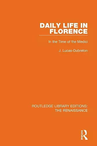 Daily Life in Florence cover