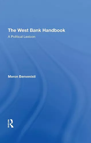 The West Bank Handbook cover