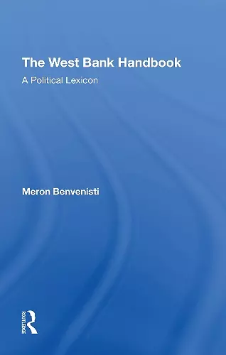 The West Bank Handbook cover