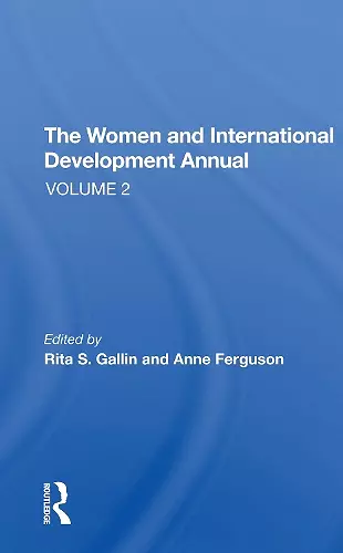 The Women And International Development Annual, Volume 2 cover