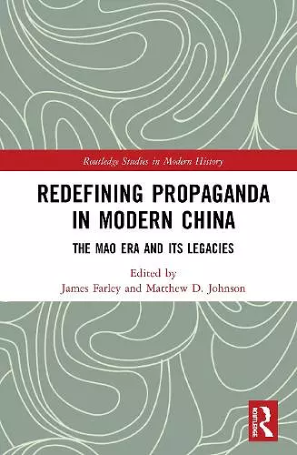 Redefining Propaganda in Modern China cover