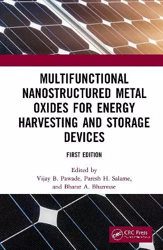 Multifunctional Nanostructured Metal Oxides for Energy Harvesting and Storage Devices cover