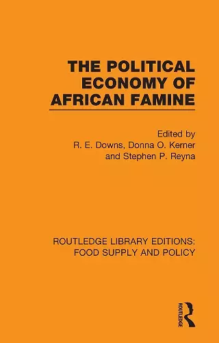 The Political Economy of African Famine cover