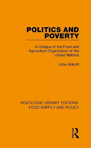 Politics and Poverty cover