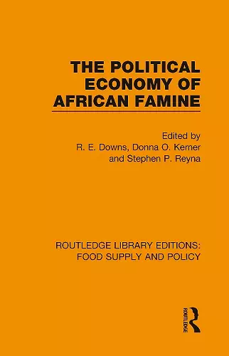 The Political Economy of African Famine cover