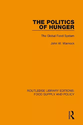 The Politics of Hunger cover