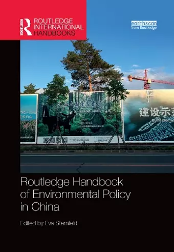 Routledge Handbook of Environmental Policy in China cover
