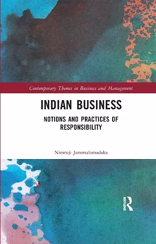 Indian Business: Notions and Practices of Responsibility cover