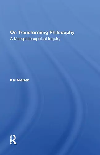 On Transforming Philosophy cover