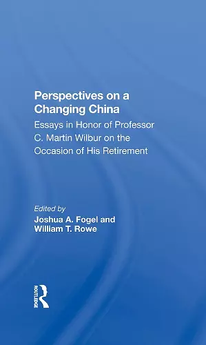 Perspectives On A Changing China cover