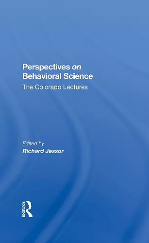 Perspectives On Behavioral Science cover