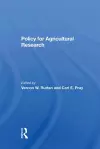 Policy For Agricultural Research cover