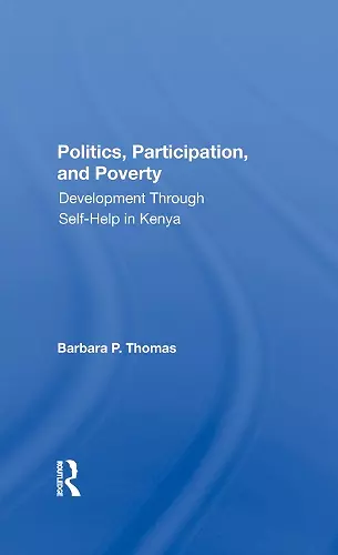 Politics, Participation, And Poverty cover