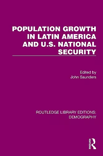 Population Growth In Latin America And U.S. National Security cover