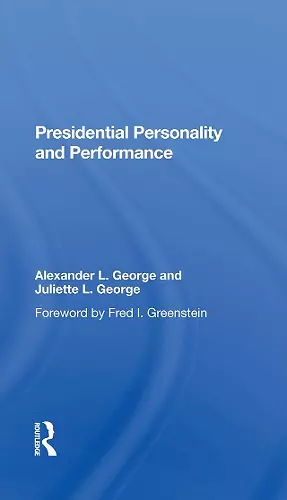 Presidential Personality And Performance cover