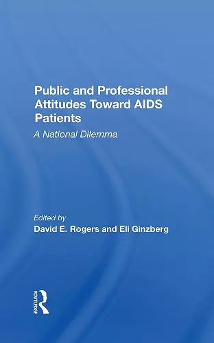 Public And Professional Attitudes Toward Aids Patients cover