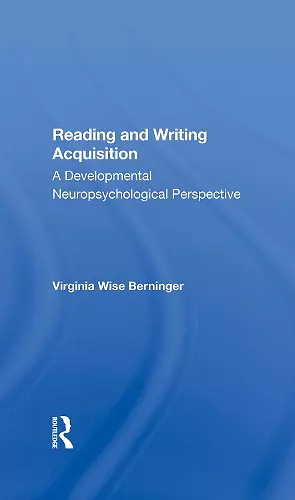 Reading And Writing Acquisition cover