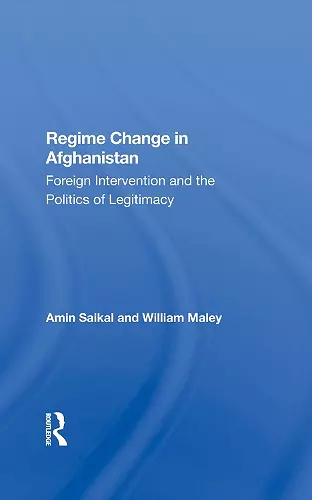 Regime Change In Afghanistan cover