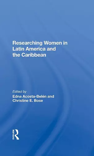 Researching Women In Latin America And The Caribbean cover
