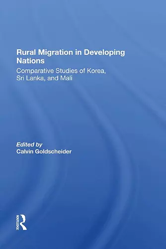 Rural Migration In Developing Nations cover