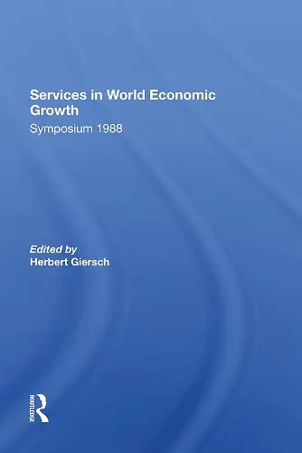 Services In World Economic Growth cover