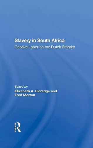 Slavery In South Africa cover