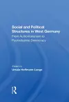 Social And Political Structures In West Germany cover