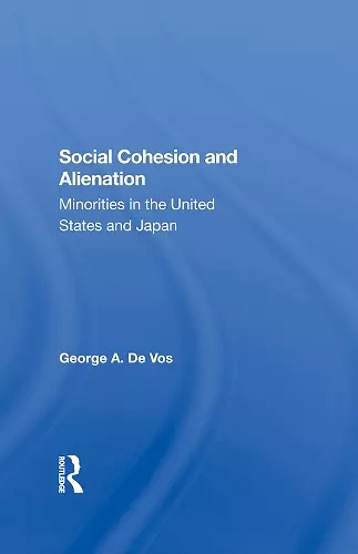 Social Cohesion And Alienation cover