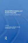 Social Differentiation And Social Inequality cover