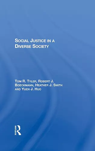 Social Justice In A Diverse Society cover