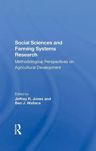 Social Sciences And Farming Systems Research cover