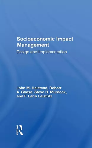 Socioeconomic Impact Management cover