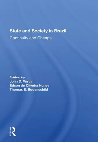 State And Society In Brazil cover