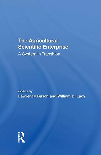 The Agricultural Scientific Enterprise cover