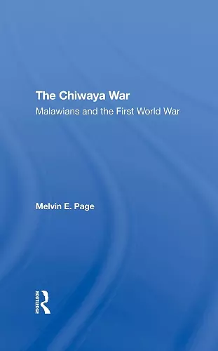 The Chiwaya War cover