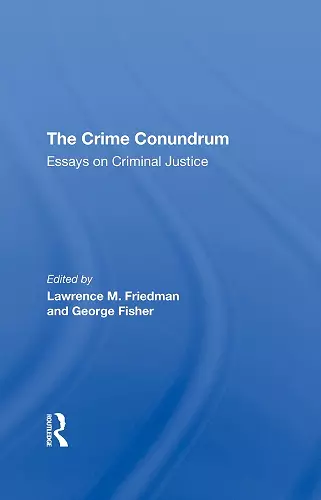 The Crime Conundrum cover