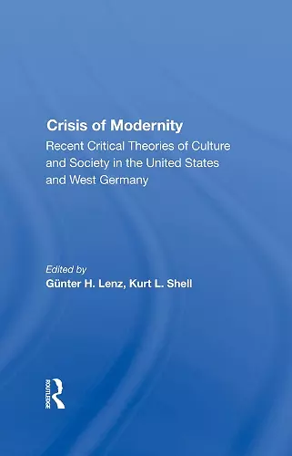 The Crisis Of Modernity cover